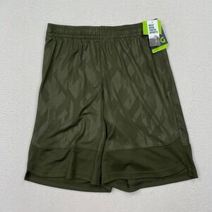 DSG Boys Knit Mesh Performance Training Shirt Youth XL Olive Green Athletic Fit